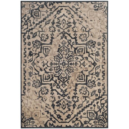 Safavieh Vintage Medium Rectangle Area Rug Cream & Blue - 5 ft.-3 in. x 7 ft.-6 in. VTG135-7340-5